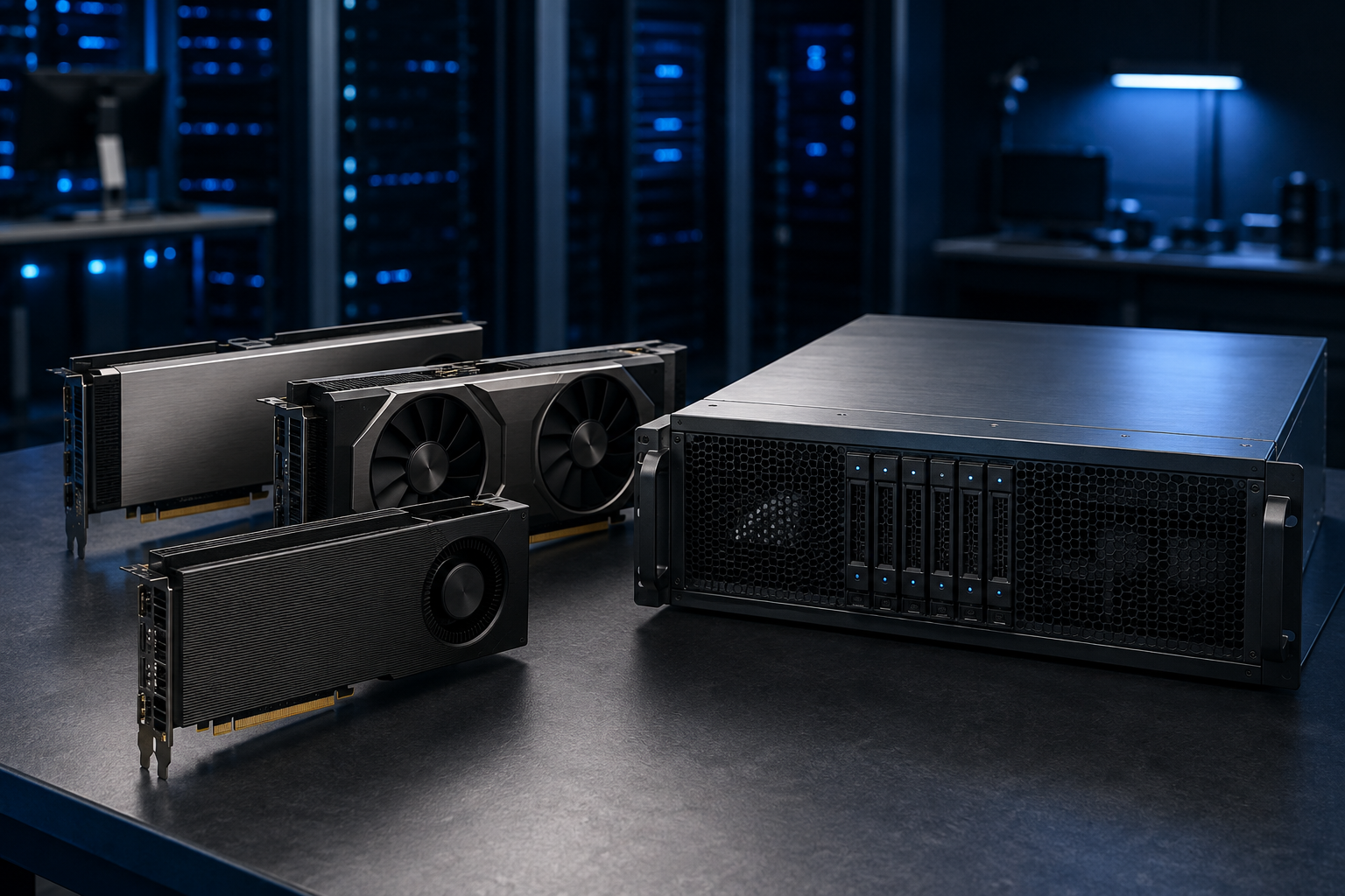Data-center GPUs and AI computing hardware